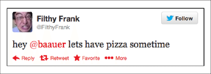 Tweet From @filthyfrank To @baauer - Negative Comments On Twitter (723x255), Png Download