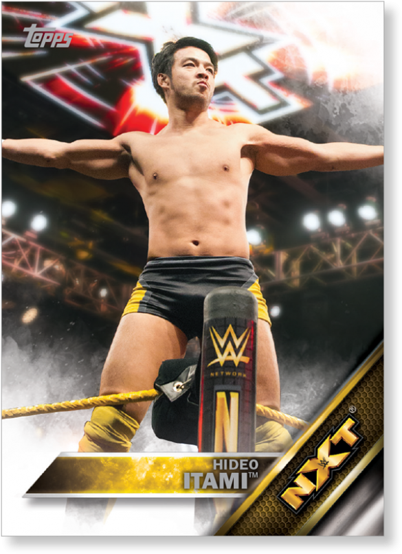 2016 Topps Wwe Hideo Itami - Wwe Nxt (1440x975), Png Download