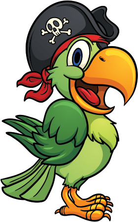 Pirate Parrot Png (600x600), Png Download