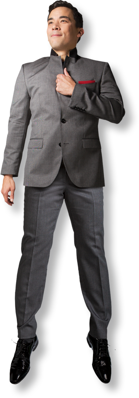 Man Balloons Balloons - Formal Wear (458x1307), Png Download