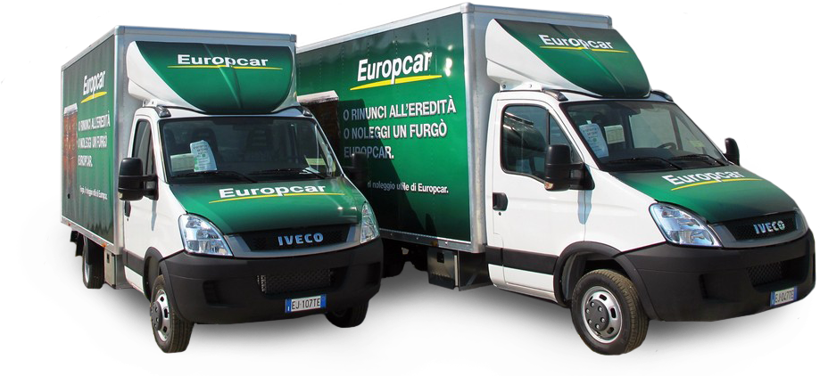Box Truck - Europcar Van Ad (1024x478), Png Download