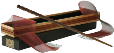 Hermione Granger's Wand In Ollivanders Box - Harry Potter Wand (422x480), Png Download