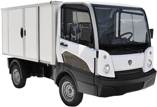 Hybrid Box Van - Vehicle (570x395), Png Download