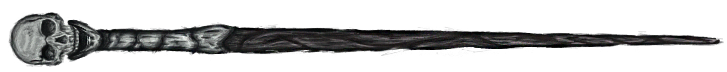 I Know Of 13 Wand Images And 4 Types Of Wands And Varying - Wand Deatheater Png Transparency (750x300), Png Download