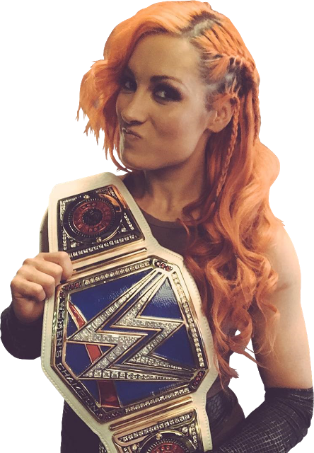 Wwe Smackdown Women Champion - Becky Lynch Women's Champion Png (444x640), Png Download