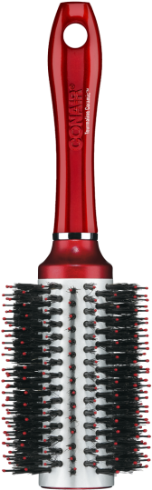 Tourmaline Ceramic™ Large Porcupine Brush - Conair - Tourmaline Ceramic Round Brush Red Medium (550x550), Png Download