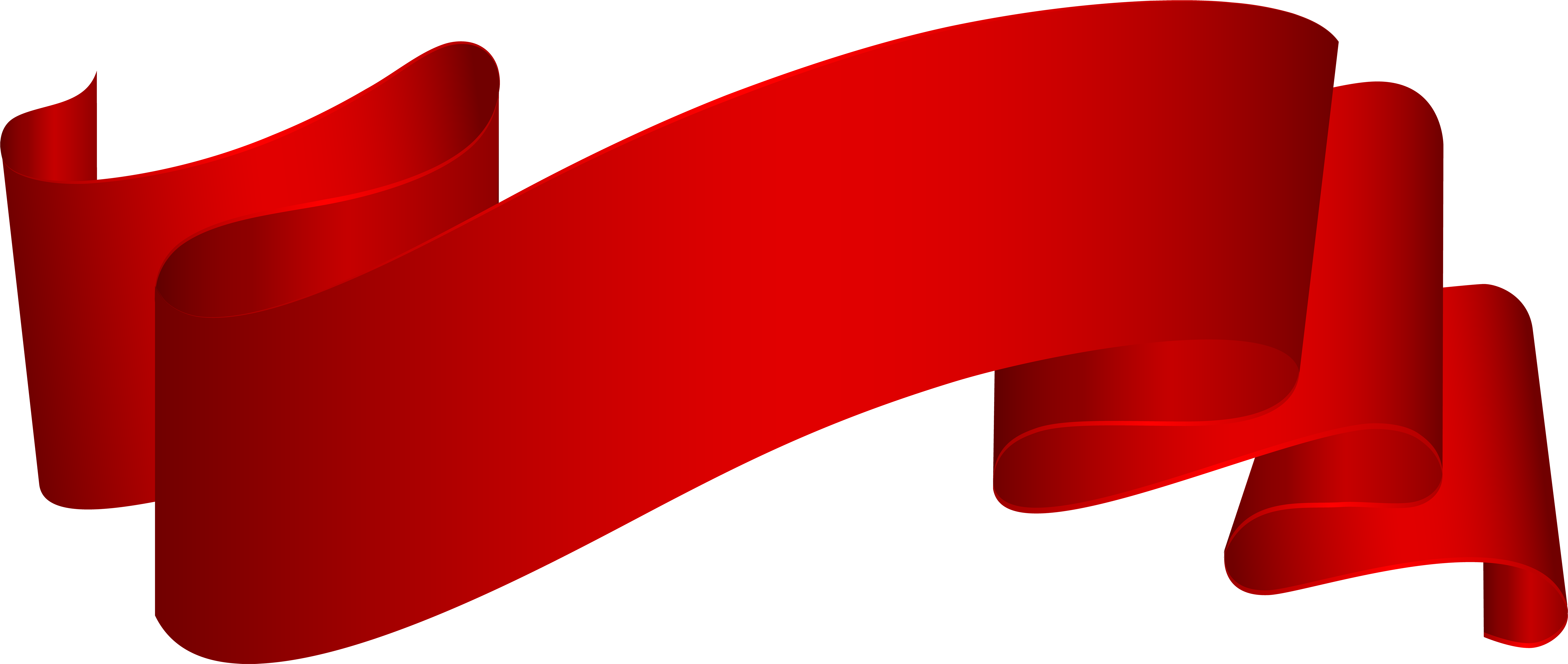 Banner Png Red - Red Deco Banner Png Clip Art (8000x3387), Png Download