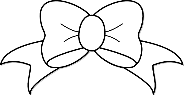 Transparent Background Bow Clipart (600x310), Png Download