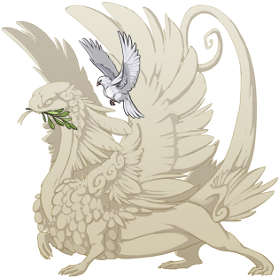 Peace Dove Coatl F - Luminous Halo Flight Rising (350x350), Png Download