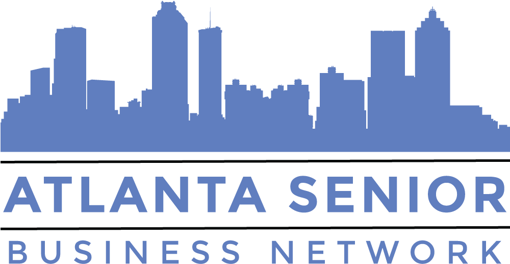 Atlanta Senior Care Network Niche - Atlanta Ga Skyline Vector (1000x552), Png Download