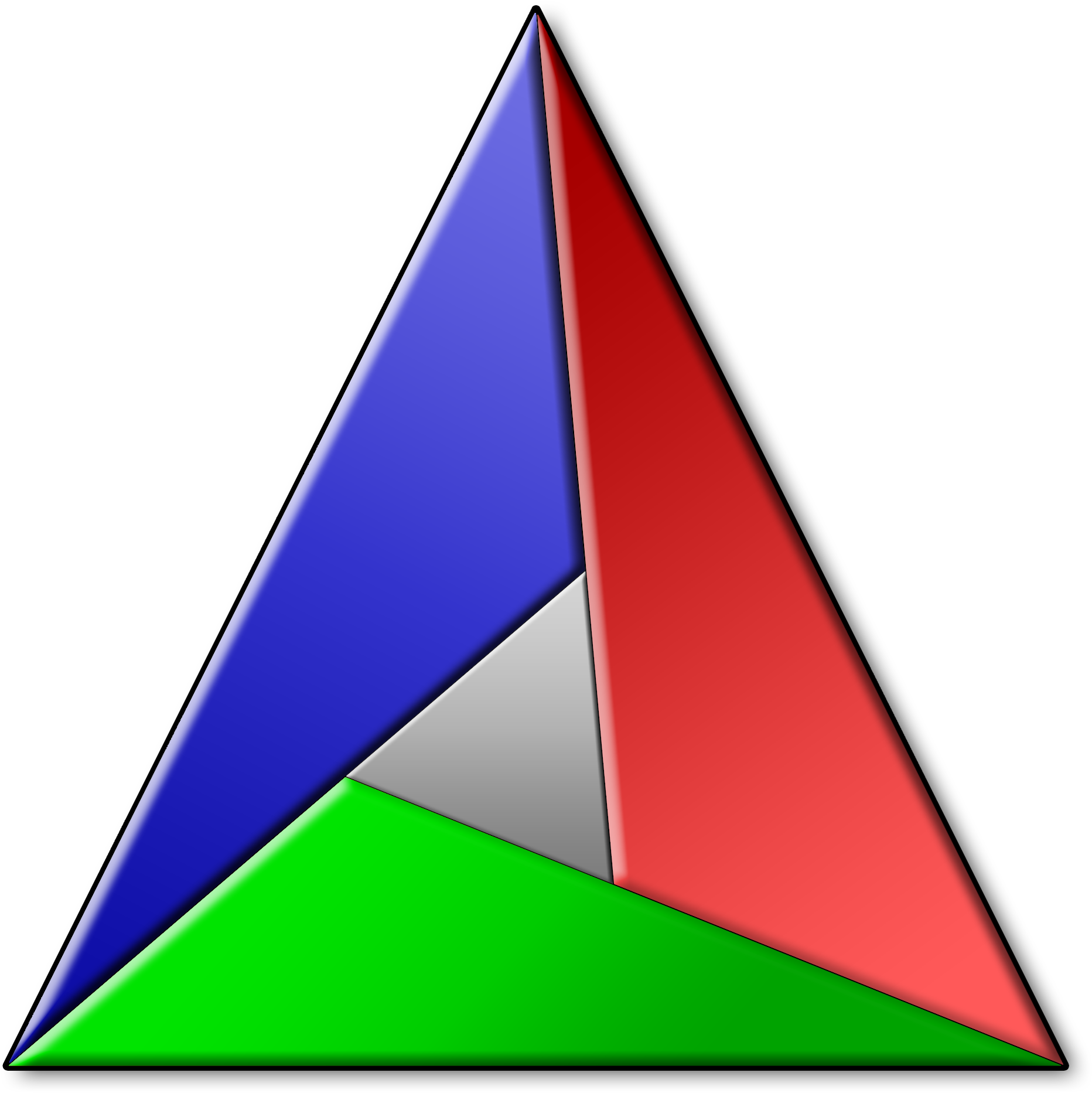Colorful Triangle - Cmake Logo (2072x2072), Png Download