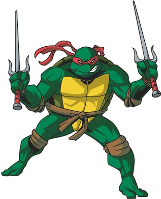 Ninja Turtles Png - Raphael Ninja Turtle Png (400x400), Png Download
