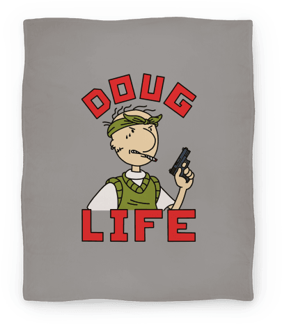 Doug Life Blanket - Mobile Phone (484x484), Png Download