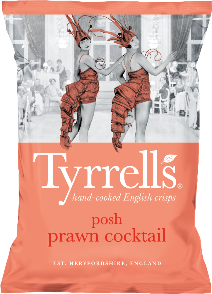 Tyrells Posh Prawn Cocktail (874x1104), Png Download