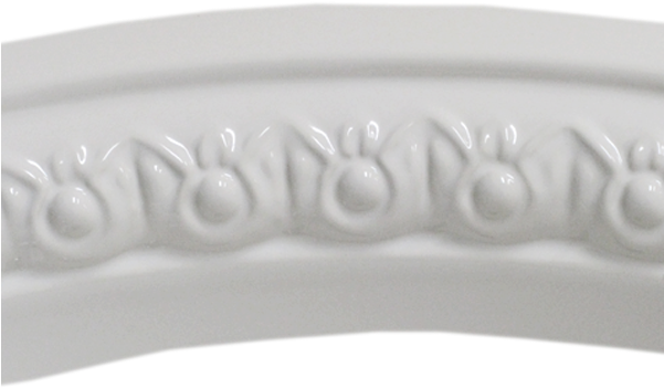 Picture Of Marzi Oval Ceramic Sink With Romanesque - Style (600x400), Png Download