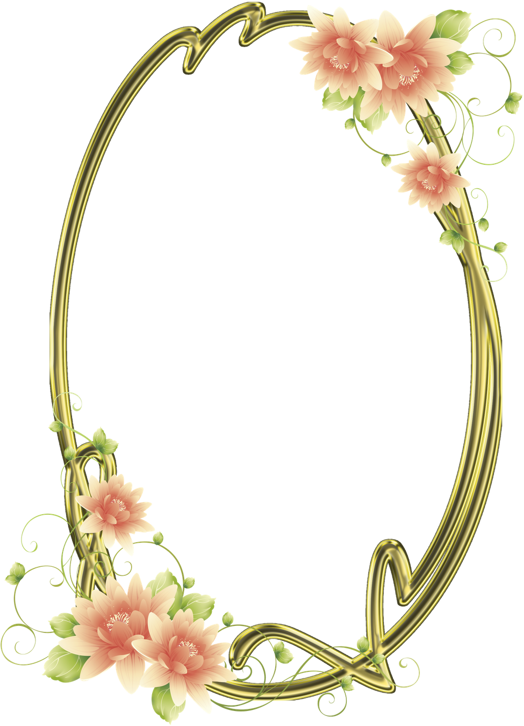 Moldura Foto Oval Png (1067x1600), Png Download