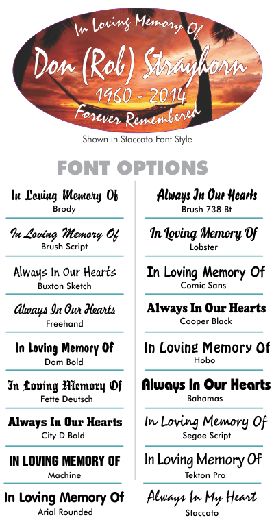 Sunset Beach Oval Decals & Magnets - Calligraphy (400x762), Png Download