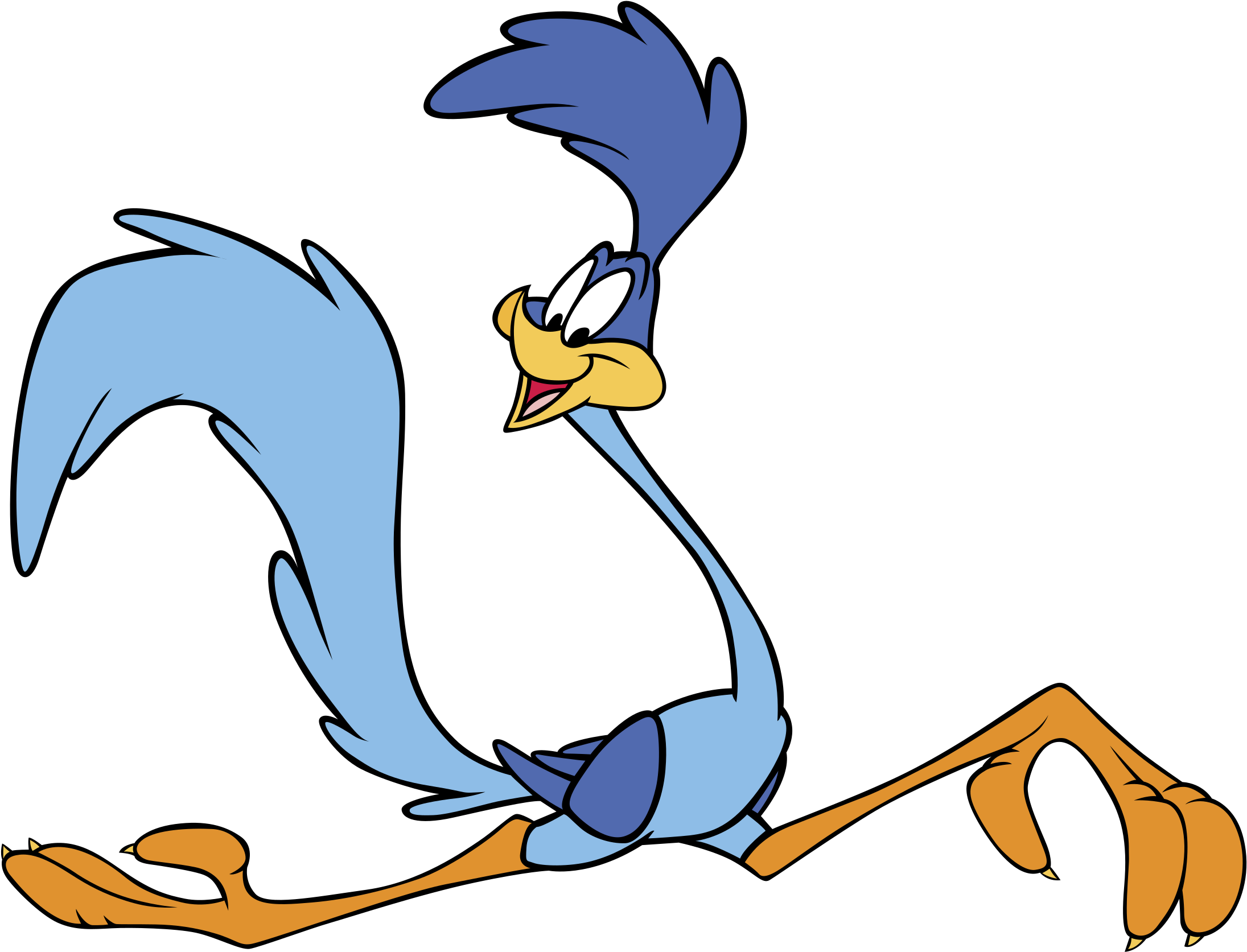 Roadrunner Logo Png Transparent - Wile E. Coyote And The Road Runner (2400x2400), Png Download