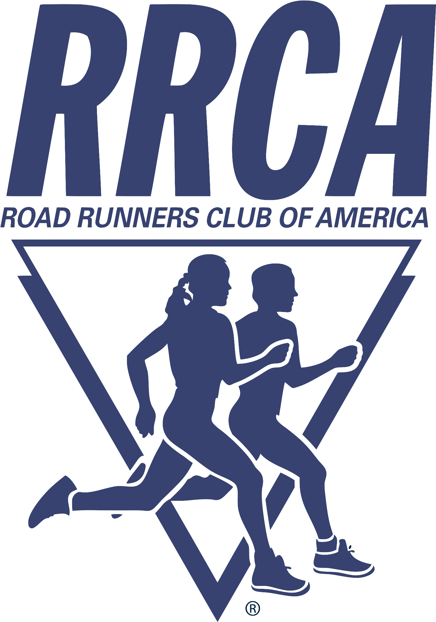2017 Rrca Logo Website Blue - Road Runners Club Of America (1579x2320), Png Download