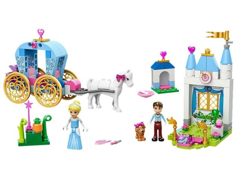 Cinderella Carriage Png - Lego 10729 Juniors Disney Princess Cinderella’s Carriage (758x426), Png Download