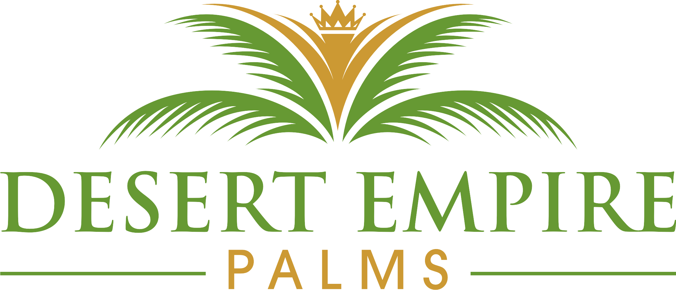 Desert Empire Palm 01 - Number President Is Donald Trump (2195x942), Png Download
