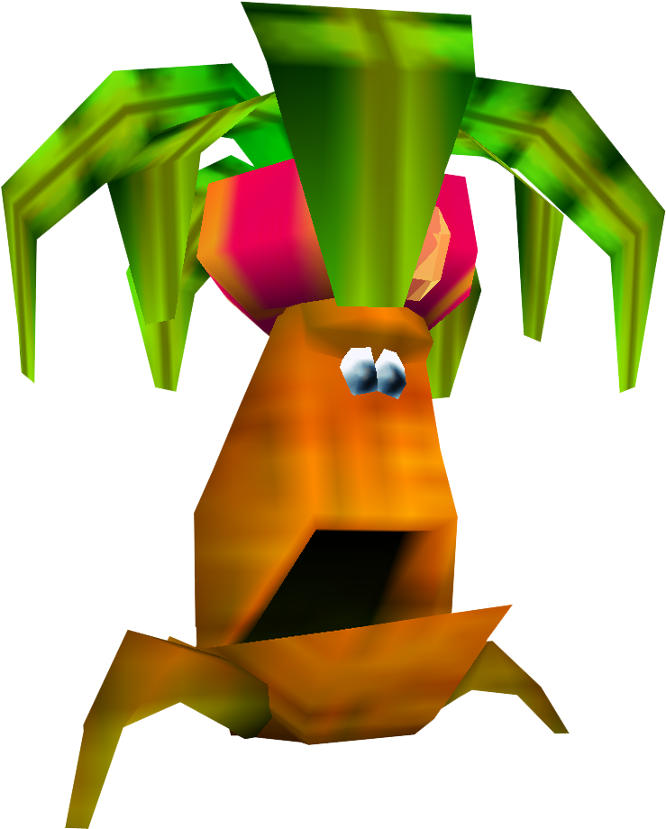 Trunker Tree - Banjo Kazooie Palm Tree (772x958), Png Download