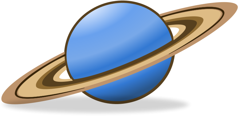 Planet Saturn Clipart - Saturn Clipart (800x406), Png Download