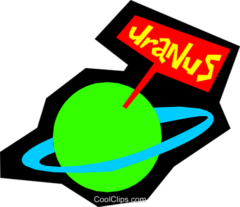 Planet Uranus Royalty Free Vector Clip Art Illustration (480x413), Png Download