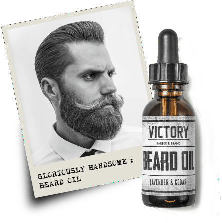 Victory Barber & Brand Beard Oil - Beard Oil (455x460), Png Download