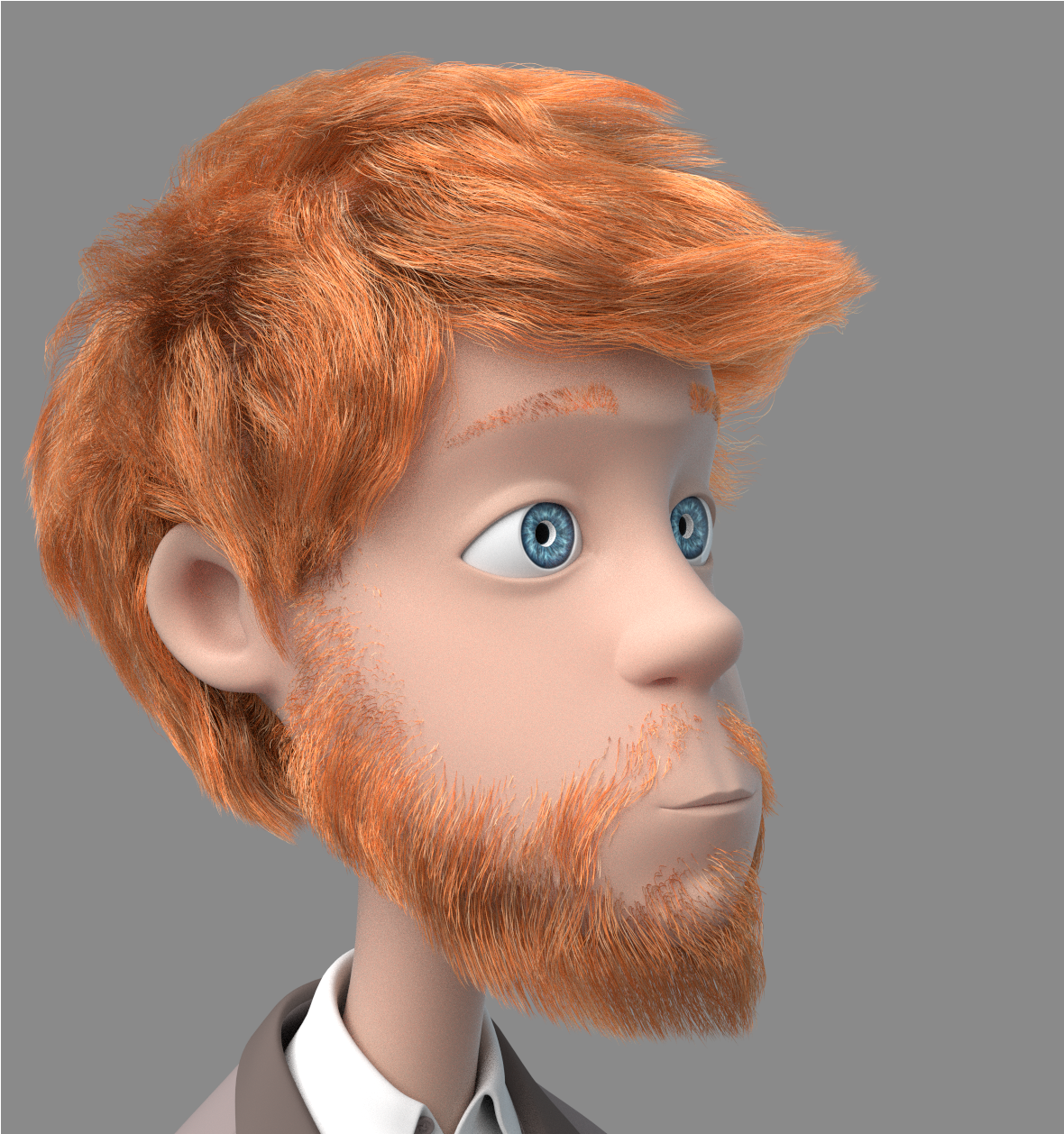 Facial Grooming, Step By Step - Blender Facial Hair (1440x1440), Png Download