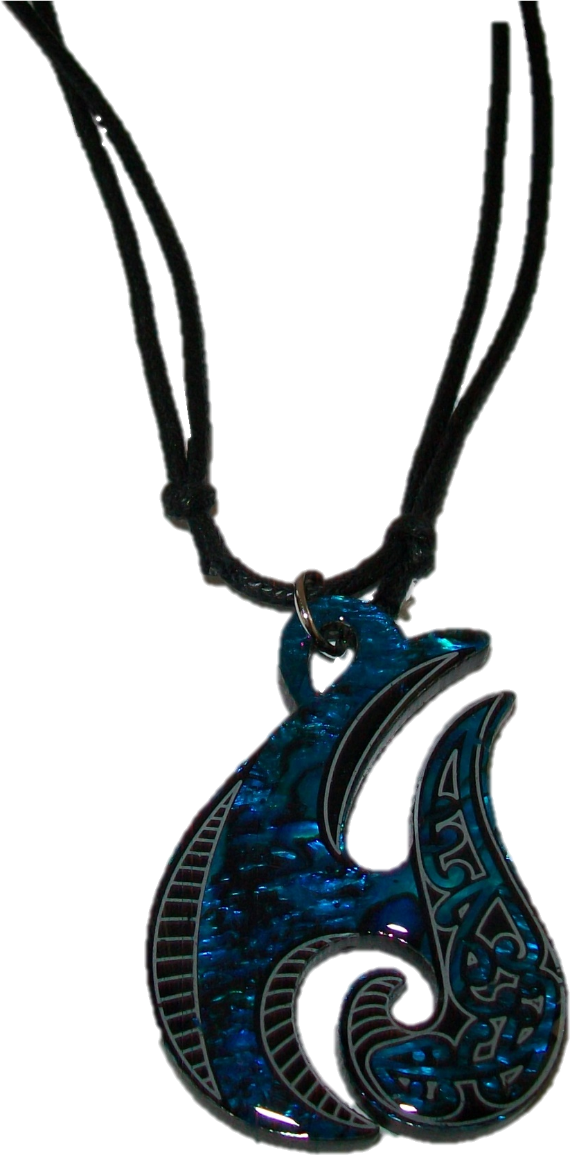 Paua Thong Necklace - Locket (2641x1981), Png Download