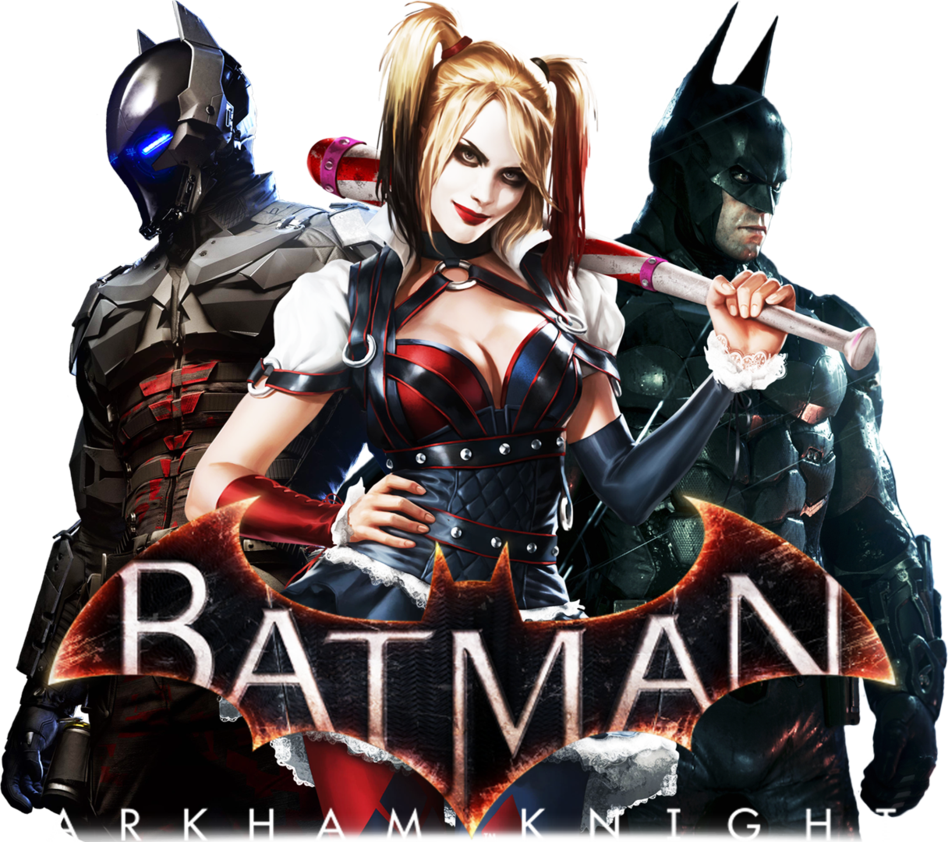 Batman Arkham Knight .png (550x488), Png Download