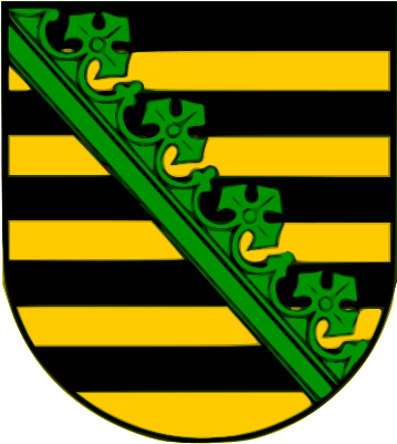 Saxony Coat Of Arms Me 01 Clipart Png (424x600), Png Download