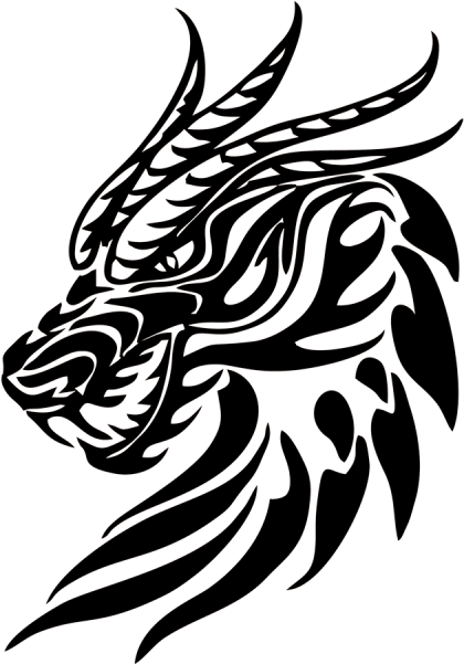 Dragon Fire Decals - Dragon Stencils (600x600), Png Download