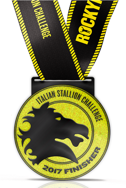 Rocky Balboa Run - Rocky Run 2017 Medals (540x630), Png Download