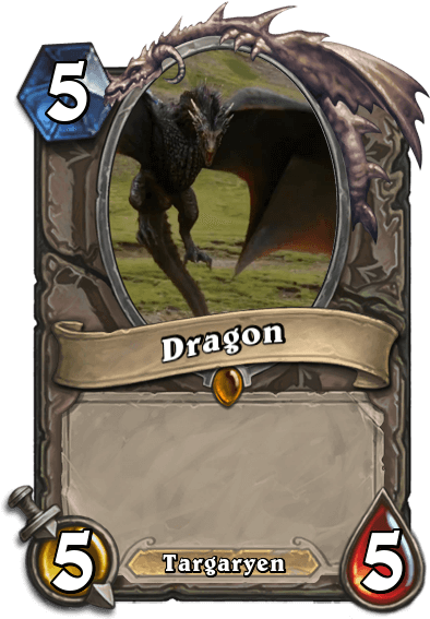 Hearthstone Game Of Thrones Dragon - Vol Jin Hearthstone (400x573), Png Download