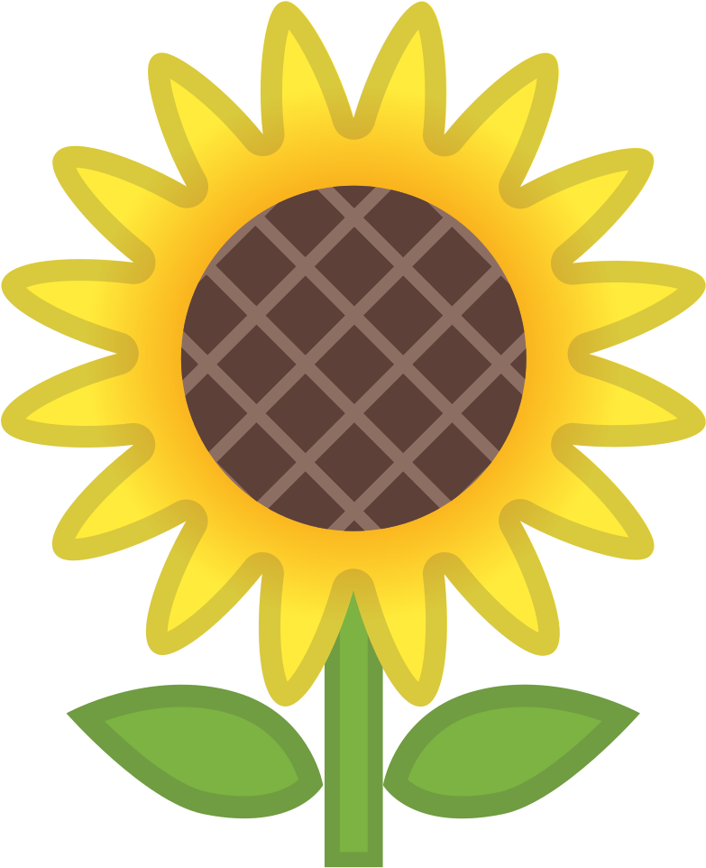 Emoji Clipart Sunflower - Girasol Emoji Whatsapp (1024x1024), Png Download
