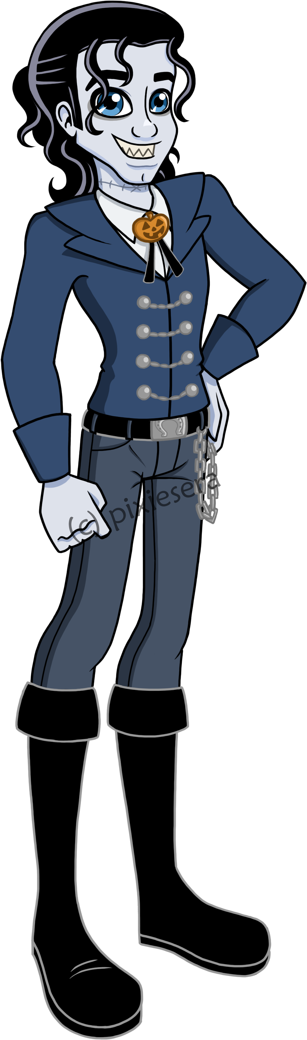 Hedward Horseman - Monster High The Son Of The Headless Horseman (1489x3532), Png Download