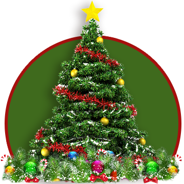 Christmas Trees - Inflatable Christmas Costume Old Man Jumpsuit Pullover (360x360), Png Download