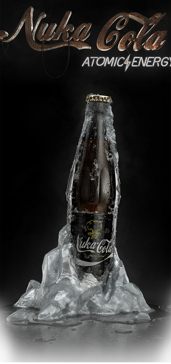 Nuka-cola By Lubos Buracinsky, Via Behance - Advertising (600x1276), Png Download