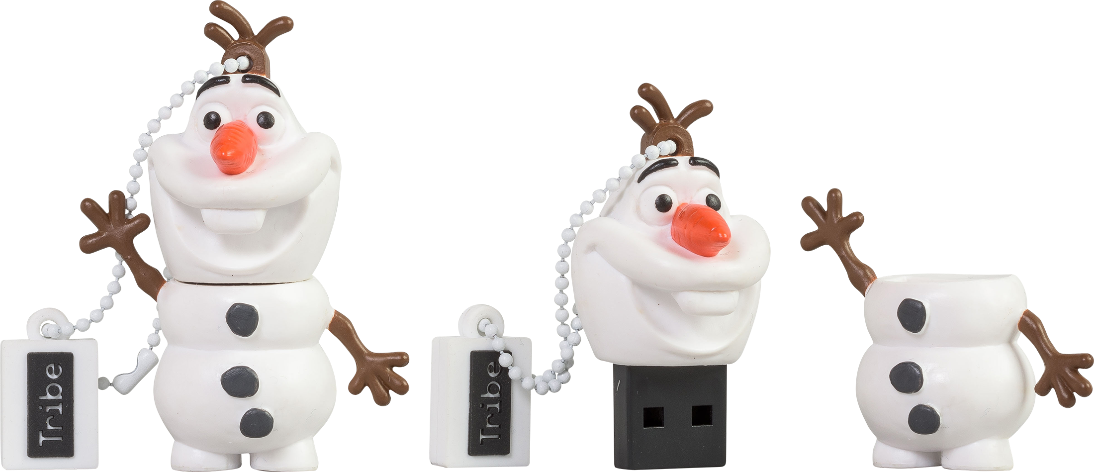Tribe Frozen Olaf Usb Flash Drive - 8gb (2200x949), Png Download