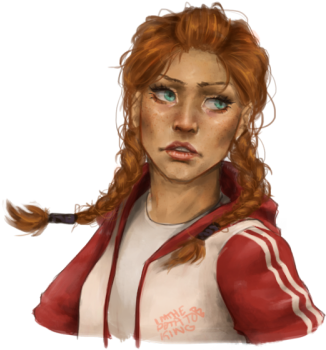 I Liked The Sketch So Much I Decided To Finish Itt - Hair (400x358), Png Download