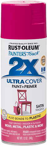 Satin Magenta General Purpose Spray Paint - Rust Oleum Painters Touch (480x480), Png Download