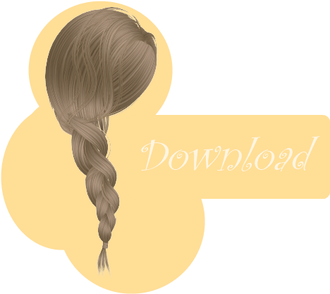 Download Mmd Braid Dl By Mmd Tda Braided Hair Full Size Png Image Pngkit