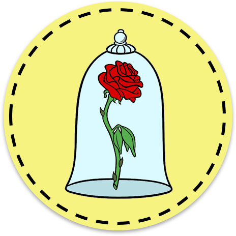 Download Beauty And The Beast Belle Rose - Full Size PNG Image - PNGkit