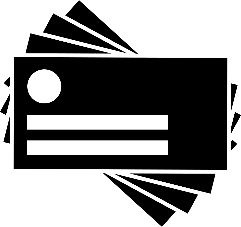 Business Card Pieces - Business Card Icon Png (980x922), Png Download