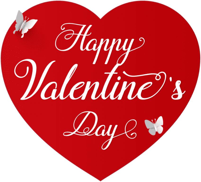 Happy Valentines Day Png - We Love Your Referrals (600x544), Png Download