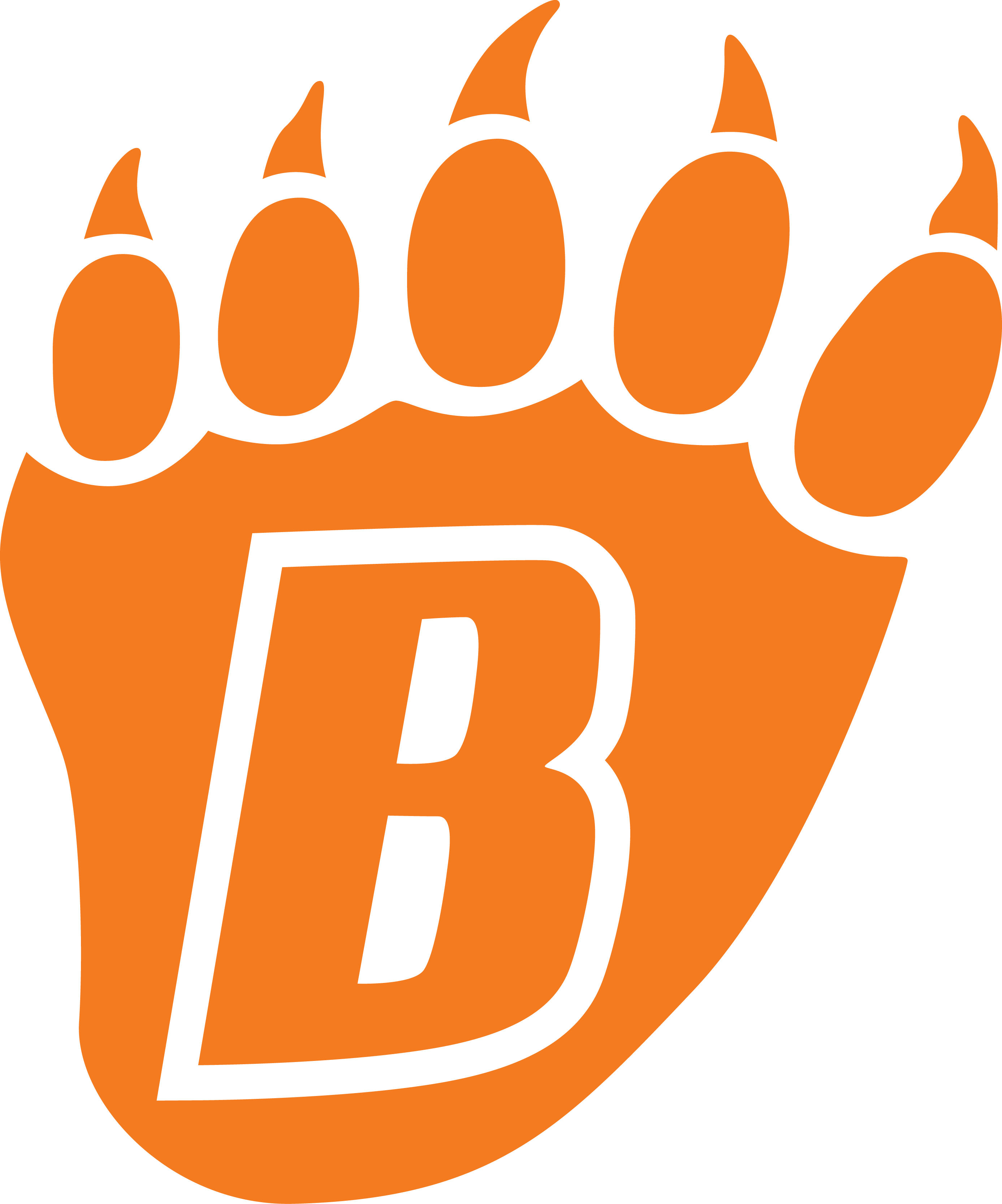 White Bear Lake Area High School Paw Print - White Bear Lake High School (2774x3333), Png Download