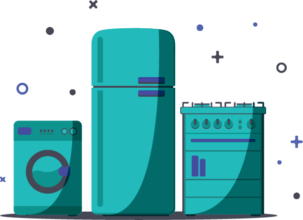 Appliances - Diagram (612x444), Png Download