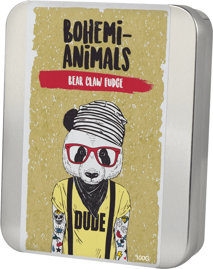 Bohemi Animals Bear Claw Fudge - Etui À Rabat Pour Google Nexus 5x - Hippie Panda Garcon (1024x1024), Png Download